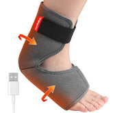 Comfheat chauffe-pied ciblant talon et plante du pied pour soulagement ciblé.