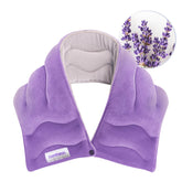 Coussin chauffant Comfheat pour le cou, chaleur douce prête au micro-ondes.