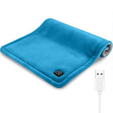 Coussin chauffant USB Comfheat en action lors d une utilisation en plein air.