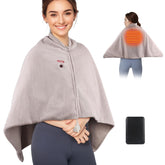 Comfheat couverture chauffante sans fil offrant chaleur immédiate lors de déplacements.