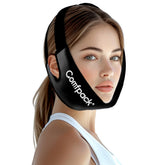 Comfpack bandeau tête avec orifice oreille pour un refroidissement ciblé.