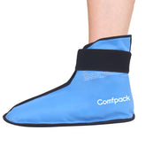 Botte glacée Comfpack autour du pied et de la cheville pour un refroidissement ciblé.