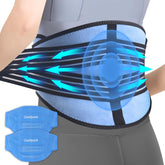Comfpack, ensemble dos-glace, solution ciblée pour le dos et le froid.