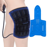 Genou Comfpack avec compression et poche gel grand format pour soulager l'œdème