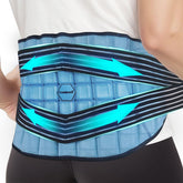 Comfpack pack gel dos lombaire: soulagement ciblé et maintien lors des mouvements.