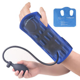 Comfpack wrap glace poignet avec compression ajustable pour soulager la douleur ciblée.
