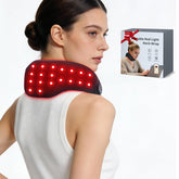 Bandeau Comfytemp avec lumière rouge 660nm sur le cou pour la détente.