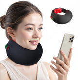 Comfytemp collier cervical, vue avant, soutien potentiel de la posture au bureau