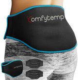 Comfytemp dos-glace-support-avant : soutien ciblé du bas du dos avec gel souple