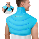 Comfytemp Grand Pack Gel Refroidissant enveloppant le cou et les épaules pour une couverture ciblée.