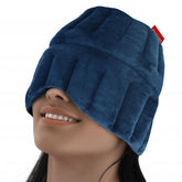Masque migraine Comfytemp avec chaleur ciblée pour soulager les tensions.
