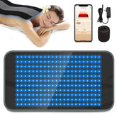 Comfytemp tapis lumière rouge et bleue pour relaxation corporelle.