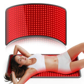 Comfytemp tapis rouge couvrant le dos pour détente musculaire.