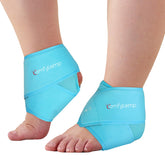 Wrap Comfytemp XL enveloppant la cheville et le pied pour un soutien ciblé.