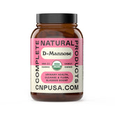 Complete Natural Products D Mannose 520 mg – capsules pour soutien potentiel de la santé urinaire.