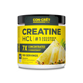 CON-CRET Creatine HCl Poudre, bouteille pratique, soutient l'énergie cellulaire au quotidien.