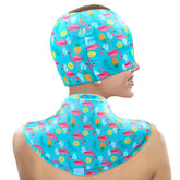 Casque CONBELLA pour migraine, refroidissement ciblé pour soulager les tensions.
