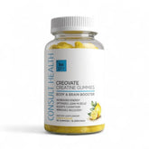 Consult Health CREOVATE Gummies emballage, pratique pour une prise quotidienne et discrète.