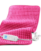 CooCoCo coussin chauffant rose grand pour une couverture thermique étendue.