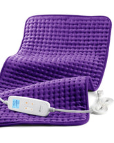 CooCoCo chauffe-poche électrique 17x33 violet, couverture généreuse pour un confort ciblé.