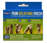 Pansement Coralite soulagement douleur musculaire, application directe sur la zone douloureuse.