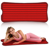 Cosnyu tapis lumière rouge pour le corps, couverture large et détente à domicile.