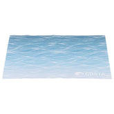 Costa Del Mar chiffon microfibre recyclé bleu Nouvelle Vague nettoie les lunettes sans rayures.