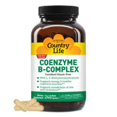 Country Life Coenzyme B-Complex, bouteille, soutien énergie quotidienne.