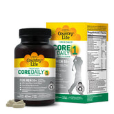 Country Life CORE Daily-1 – bouteille montrée, énergie potentielle pour hommes 50+.