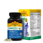 Country Life Core Daily-1 pour hommes – Bouteille, soutien quotidien en énergie naturelle.