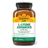 Country Life L-Lysine 1500 mg – gélules pour le soutien immunitaire