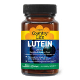 Country Life Lutein 20 mg – gelules molles – soutien visuel quotidien