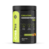 Bouteille CreaTea de créatine monohydrate citron pour booster l'entraînement.