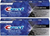 Crest Charbon Actif Étui: présentation du dentifrice prêt pour un brossage efficace