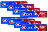 Dentifrice Crest en pack de 8 tubes pour protection contre les caries.