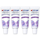 Pâte dentifrice Crest 3D Brilliance menthe vive, anti-taches pour un sourire éclatant.