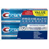 Crest Pro-Health Avancé dentifrice blanchiment, duo pratique pour l'hygiène quotidienne.