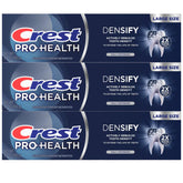 Crest Pro-Health Densify pack de 3 tubes pour une routine quotidienne.
