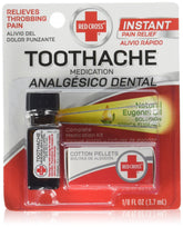 Kit Croix-Rouge pour douleur dentaire prêt à emporter, pratique en déplacement.