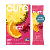 Cure Hydration emballage Tropical Punch, pratique et prêt à emporter pour vos déplacements.