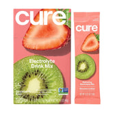 Cure Hydration: poudre électrolytique fraise kiwi pour réhydrater rapidement le corps.