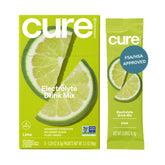 Cure Hydration: sachet citron vert prêt à réhydrater après l'effort.