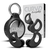 CURVD bouchons d'oreilles etui clip, réduction du bruit pour le sommeil.