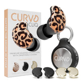 CURVD Cliq bouchons-oreille noir pour réduction efficace du bruit lors de concerts.