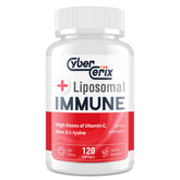 CyberCerix immunité liposomal – bouteille montrée, absorption améliorée et soutien quotidien.