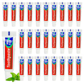 Dentifrice Cydioa voyage: tubes emballés, pratique pour les déplacements.