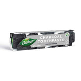 Dabur dentifrice charbon actif, emballage trio pour une routine buccale pratique