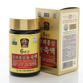 Bouteille verre 240 g de ginseng rouge Dae Han, soutien potentiel de vitalité
