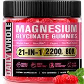 DailyWhole magnésium glycinate bonbons emballage, pratique et portable.