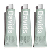 Davids Pâte dentifrice sans fluor avec tube métallique recyclable, option écologique.
